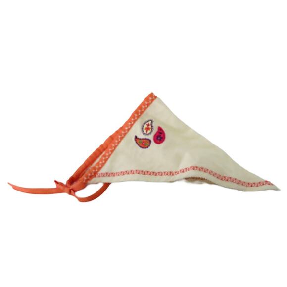 NEW American Girl Bitty Baby HARVEST PLAID KERCHIEF HEAD SCARF 2003 Fall Leaves - Picture 2 of 7